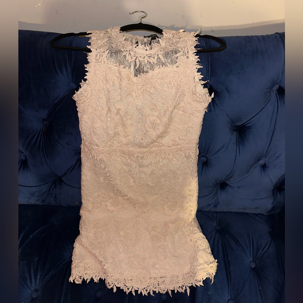 Romeo & Juliet Couture lace mini dress